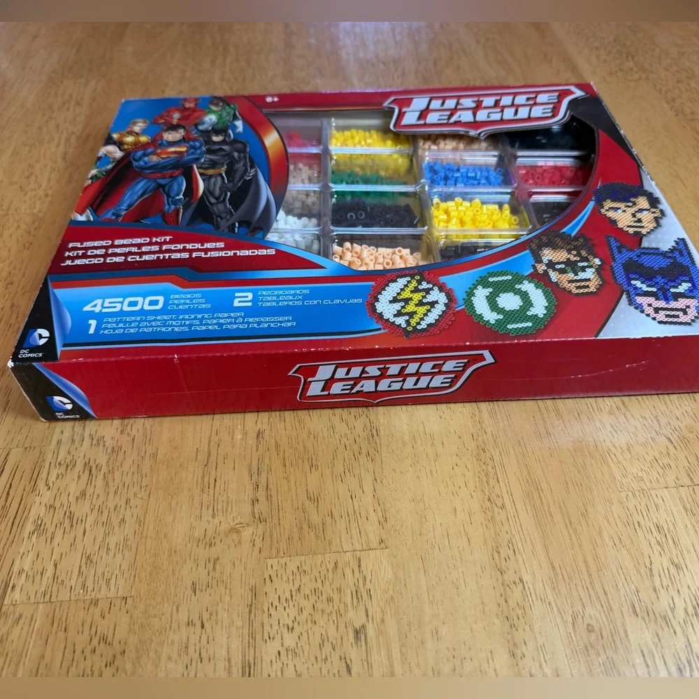Perler Beads Justice League Superhero Crafts for Kids, 4504 pcs NEW